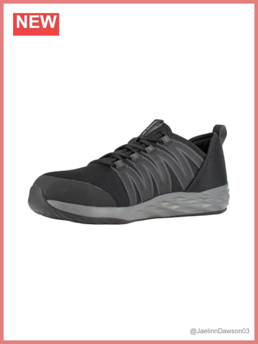 Steel Toe Work Athletic Shoes Slip Resistant Lace Up